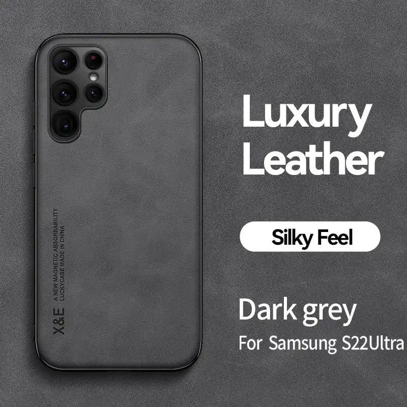 Magnetische Schaffell Ledertasche für Samsung Galaxy S22 Ultra S21 S20 FE Plus Note 20 A51 A71 A13 A73 S23 A54 A52 A53 5G Abdeckung YISHANGOU