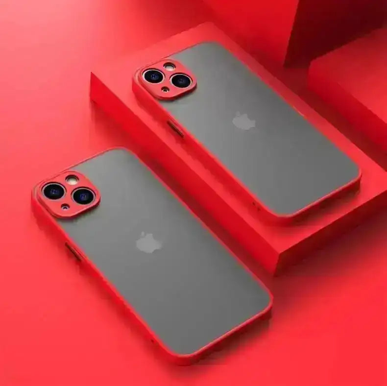 Smartphonehülle schutzhülle stoßfest, matt aus Silikon für iPhone Modelle QIXTWO