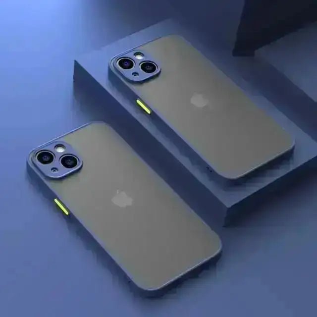 Smartphonehülle schutzhülle stoßfest, matt aus Silikon für iPhone Modelle QIXTWO