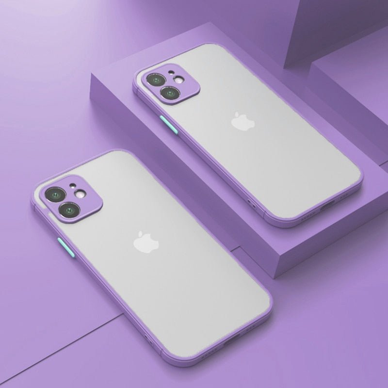 Smartphonehülle schutzhülle stoßfest, matt aus Silikon für iPhone Modelle