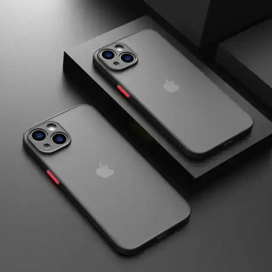 Smartphonehülle schutzhülle stoßfest, matt aus Silikon für iPhone Modelle QIXTWO