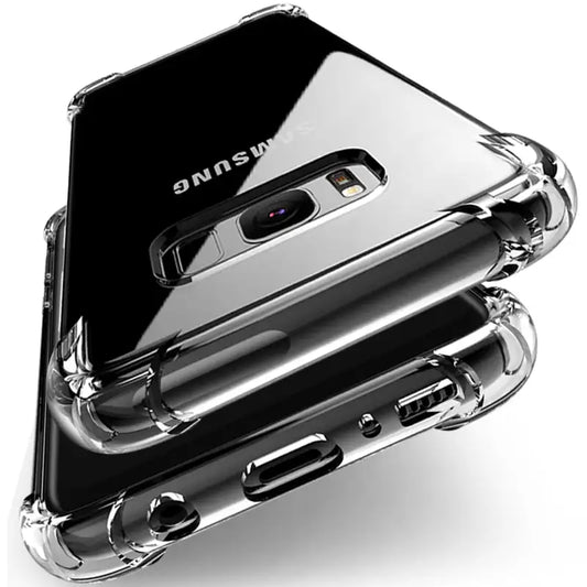 Stoßfeste, transparente Silikonhülle für Samsung Galaxy Smartphonehülle SFHOMIE