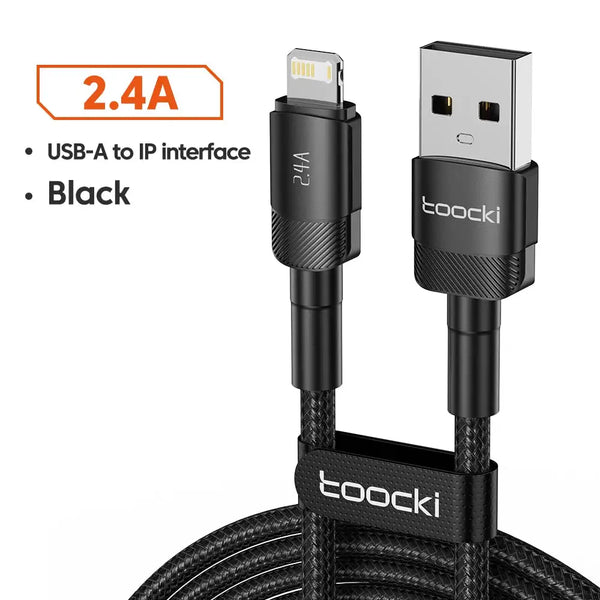 USB-Kabel für iPhone Ladegerät Datenkabel Lightning Toocki