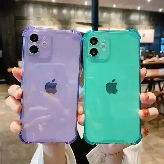 Weiche, transparente Handyhülle für das iPhone, stoßfeste Rückseite YanXu