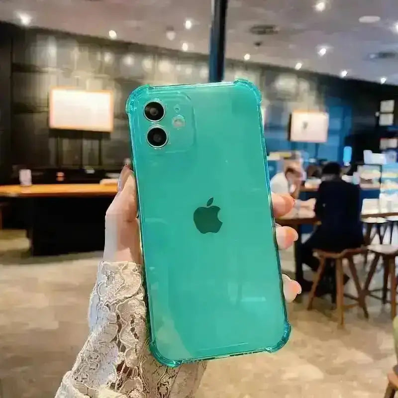 Weiche, transparente Handyhülle für das iPhone, stoßfeste Rückseite YanXu