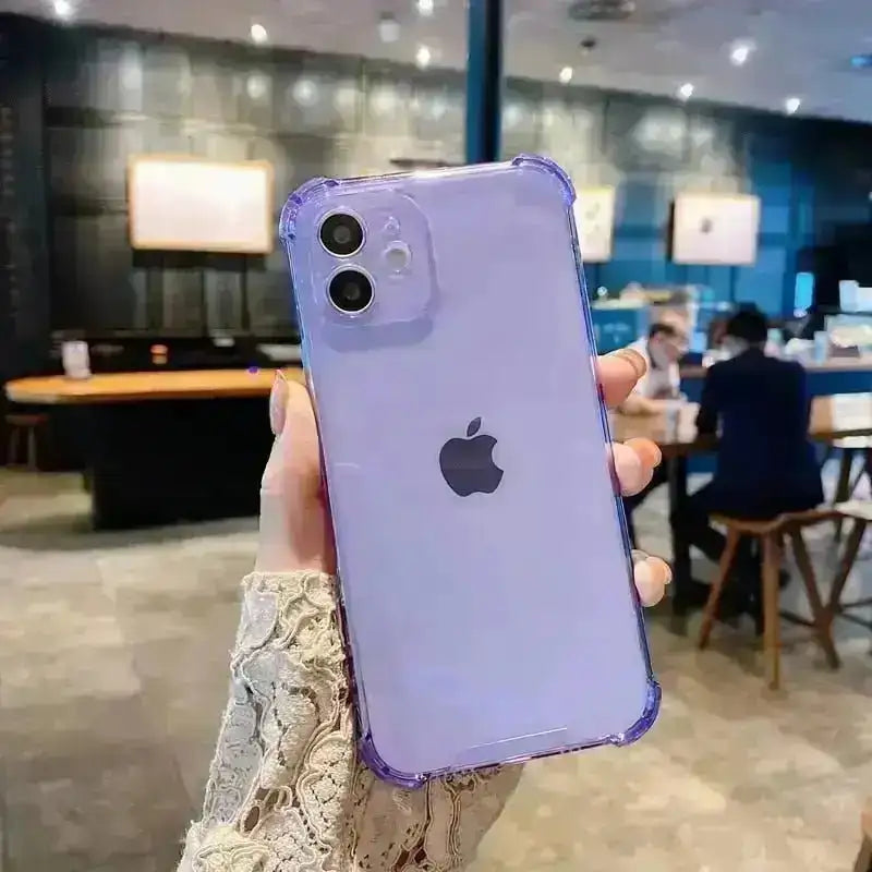Weiche, transparente Handyhülle für das iPhone, stoßfeste Rückseite YanXu