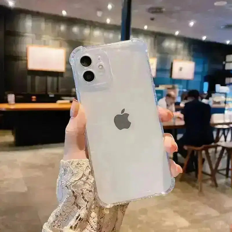 Weiche, transparente Handyhülle für das iPhone, stoßfeste Rückseite YanXu