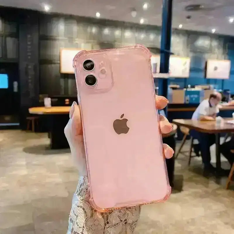 Weiche, transparente Handyhülle für das iPhone, stoßfeste Rückseite YanXu