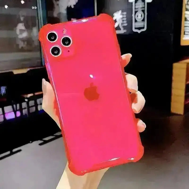 Weiche, transparente Handyhülle für das iPhone, stoßfeste Rückseite YanXu