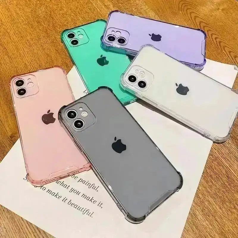 Weiche, transparente Handyhülle für das iPhone, stoßfeste Rückseite YanXu