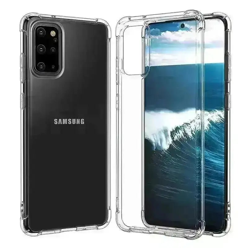 Stoßfeste, transparente Silikonhülle für Samsung Galaxy Smartphonehülle SFHOMIE