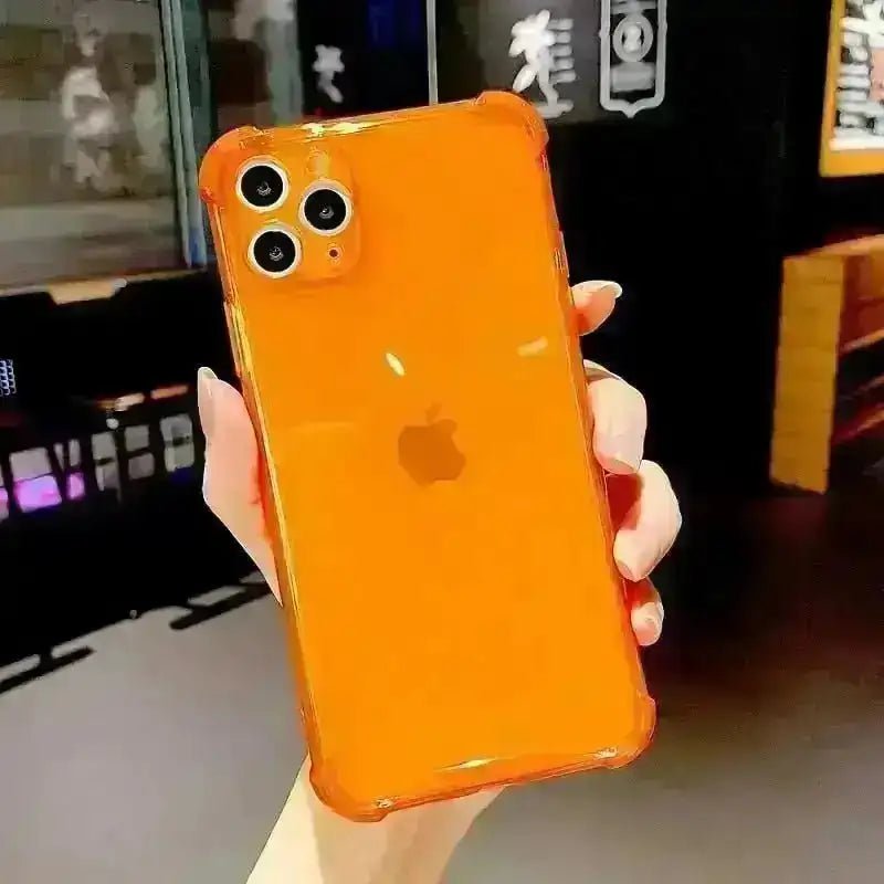 Transparente Handyhülle für das iPhone, stoßfeste Rückseite TPU YanXu